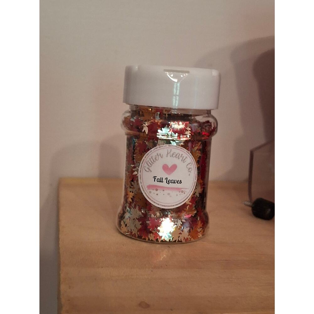 Glitter Heart Co. Fall Leaves Sprinkles 1.1 oz